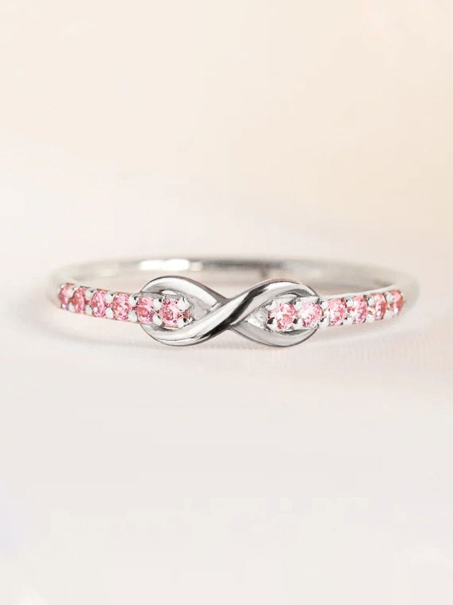 Women's breast cancer ring gracestitchs