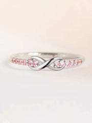 Women's breast cancer ring gracestitchs
