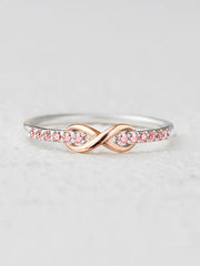 Women's breast cancer ring gracestitchs