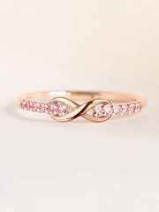 Women's breast cancer ring gracestitchs