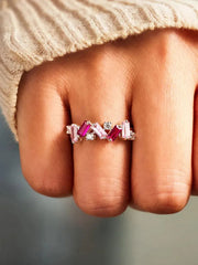 Women's breast cancer ring gracestitchs