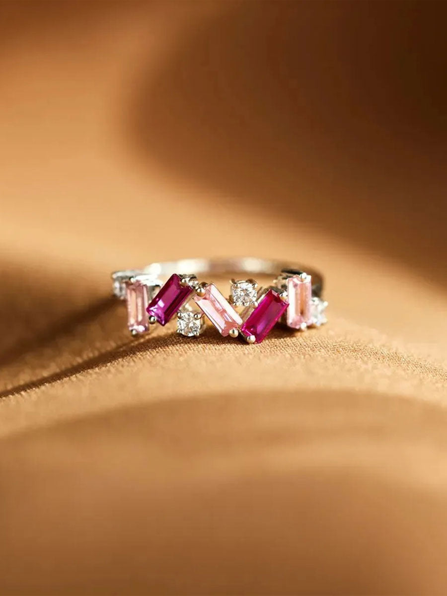 Women's breast cancer ring gracestitchs