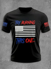 Men's Try Burning This One short-sleeved T-shirt gracestitchs