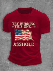 Men's Try Burning This One short-sleeved T-shirt