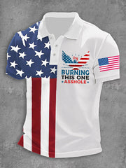 Men's Try Burning This One Patroit Shirt gracestitchs