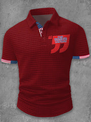 Men's Support the flag burning ban Print Top