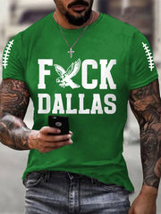 Men's Football Fans Lovers Gameday Casual Tee