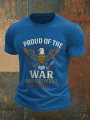 Men's Department of War 2025 Print short-sleeved T-shirt gracestitchs