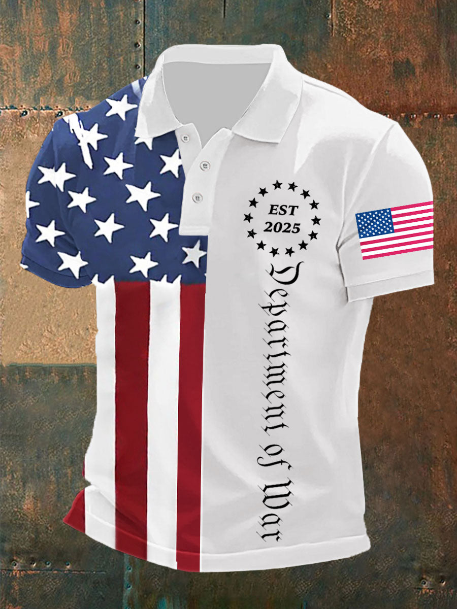 Men's Department of War 2025 Print Shirt gracestitchs