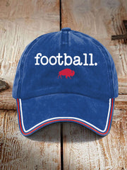 Unisex Buffalo Football Lover Print Hat
