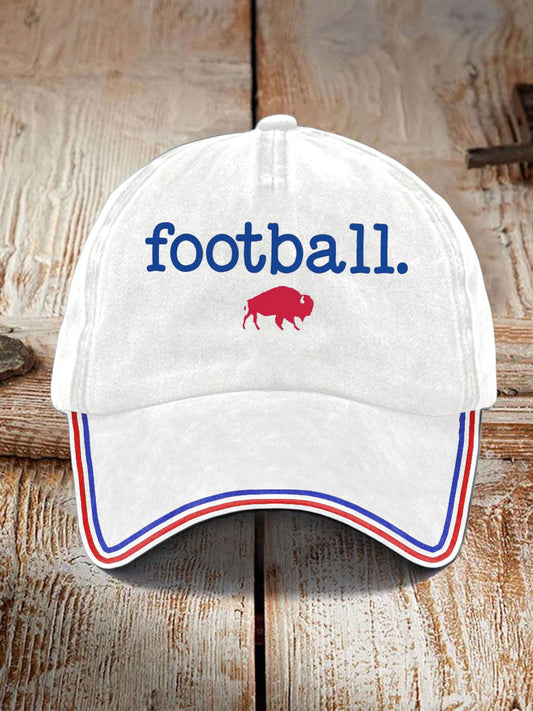 Unisex Buffalo Football Lover Print Hat