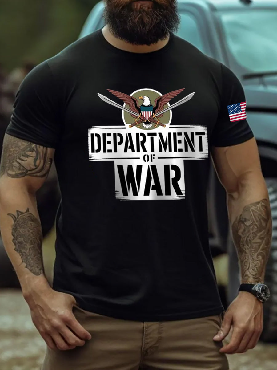 Men's Department of War 2025 T-shirt gracestitchs