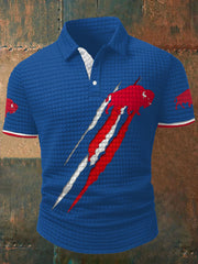 Men's Buffalo Football Lover Printed Casual Tops