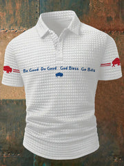 Men's Buffalo Football Lover Printed Casual Tops