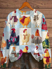 Women's Thanksgiving Turkey Print Sweatshirt