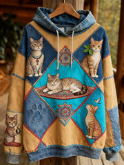 Women's Autumn Cats Hoodies gracestitchs