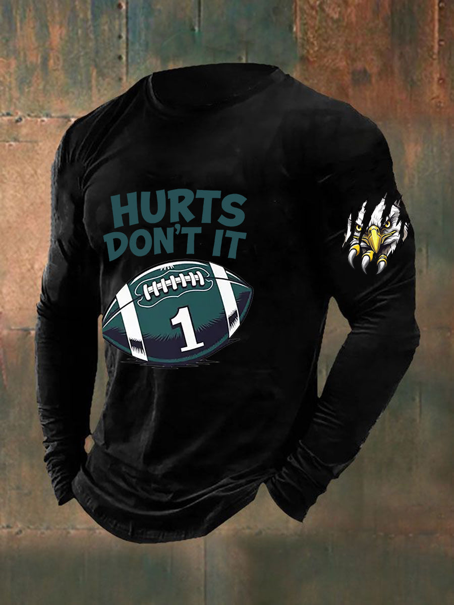Men's Football Fans Lovers Gameday Long Sleeve T-shirt gracestitchs