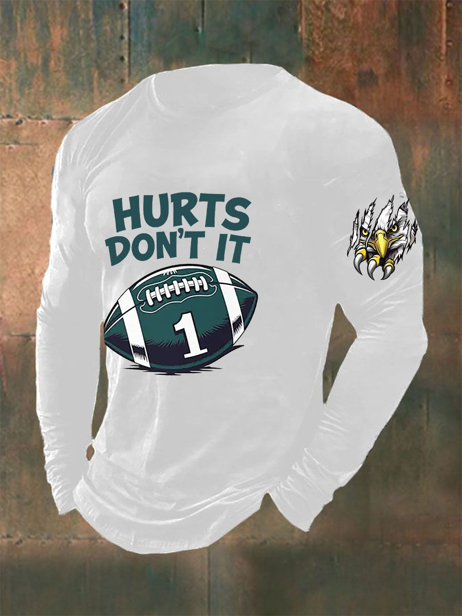 Men's Football Fans Lovers Gameday Long Sleeve T-shirt gracestitchs