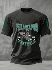 Men's Football Fans Lovers Gameday Short Sleeve T-shirt