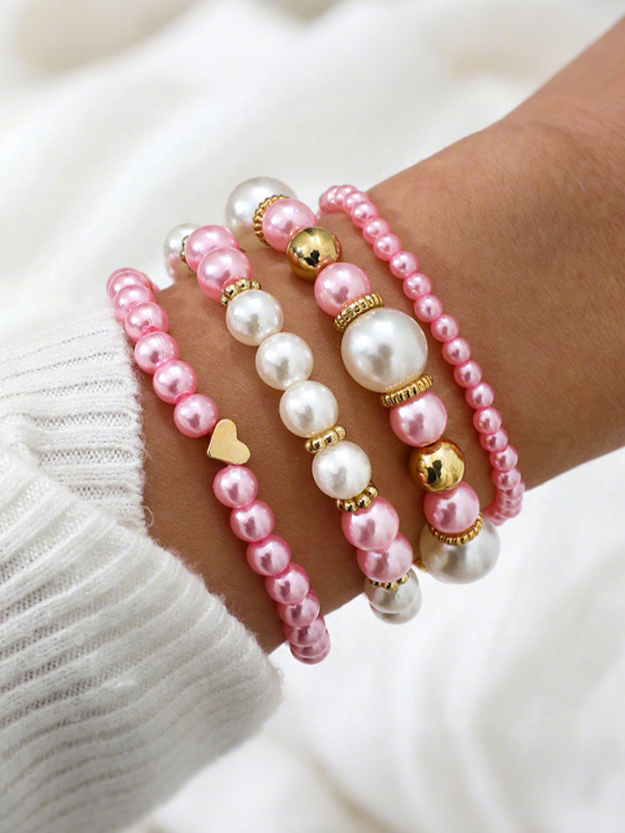 Women's Breast Cancer Pink Ribbon Bracelet gracestitchs