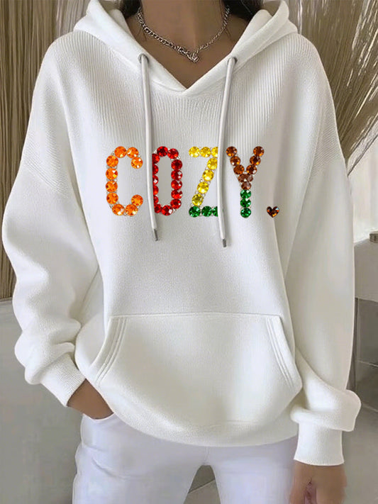 Women's Thanksgiving Print Casual Hoodie
