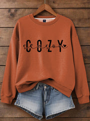 Women's Thanksgiving Print Sweatshirt