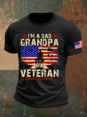 Men's Veterans Day Printed T-shirt