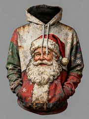 Men's Christmas Print Casual Hoodie