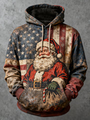 Men's Christmas Print Casual Hoodie