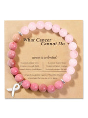 Women's Breast Cancer Pink Bracelet gracestitchs