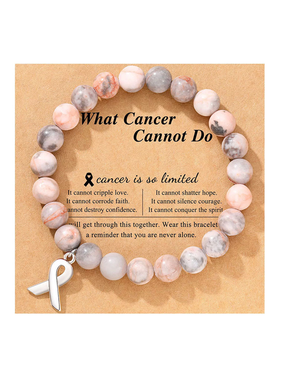 Women's Breast Cancer Pink Bracelet gracestitchs