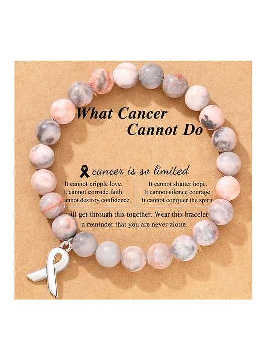 Women's Breast Cancer Pink Bracelet gracestitchs