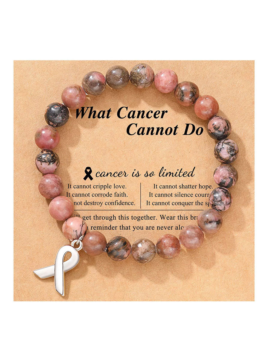 Women's Breast Cancer Pink Bracelet gracestitchs