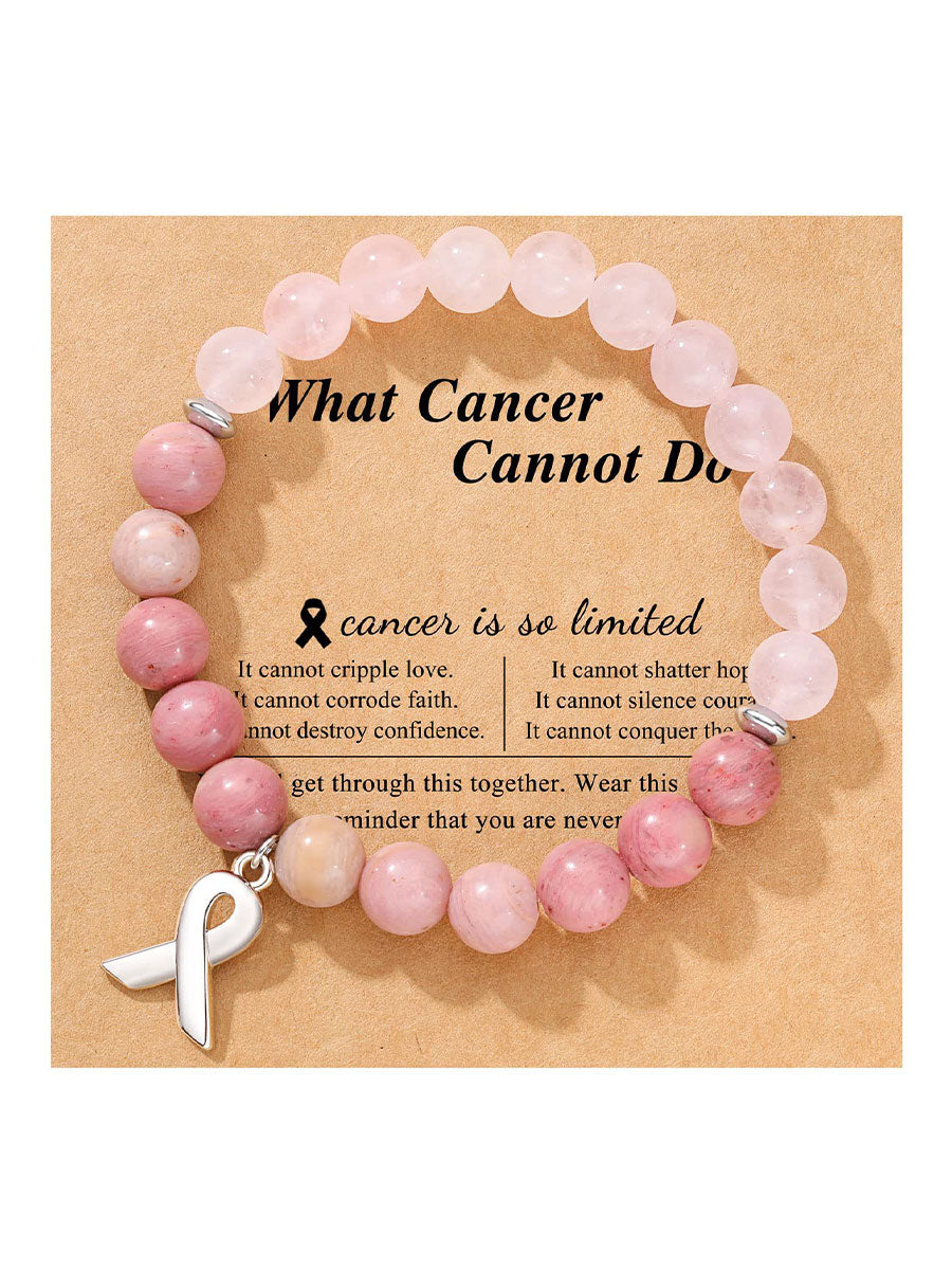 Women's Breast Cancer Pink Bracelet gracestitchs