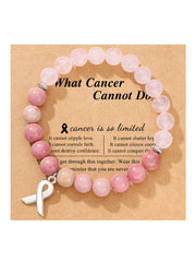 Women's Breast Cancer Pink Bracelet gracestitchs