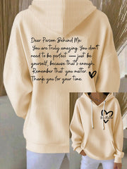 Women's You Matter Dear Person Behind Me Hoodie