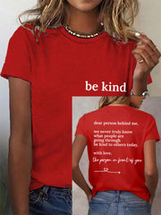 Women's Dear Person Behind Be Kind Tee