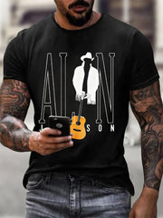 Men's Last Call Country Music Fan Print T-shirt