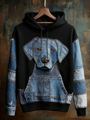Women's Dog Print Hoodies gracestitchs