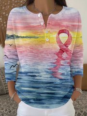 Women's Breast Cancer Awareness Tops gracestitchs