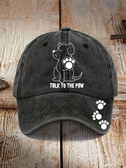 Talk to the paw unisex hats gracestitchs