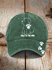 Talk to the paw unisex hats gracestitchs