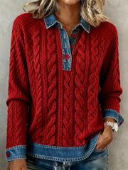 Women's Autumn and Winter Geometric Tops gracestitchs