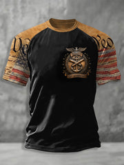 Men's Navy 250th Anniversary Printed short sleeve t-shirt