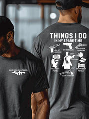 Men's Funny Veteran Retirement Printed T-shirt