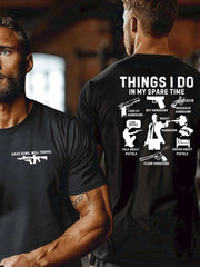 Men's Funny Veteran Retirement Printed T-shirt