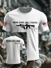 Men's Funny Veteran Retirement Printed T-shirt