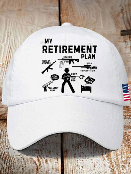 Unisex Funny Veteran Retirement Printed Hat