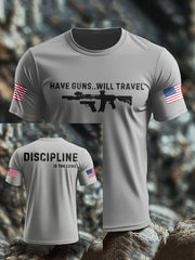 Men's Funny Veteran Retirement Printed T-shirt