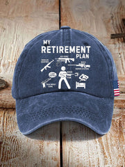 Unisex Funny Veteran Retirement Printed Hat
